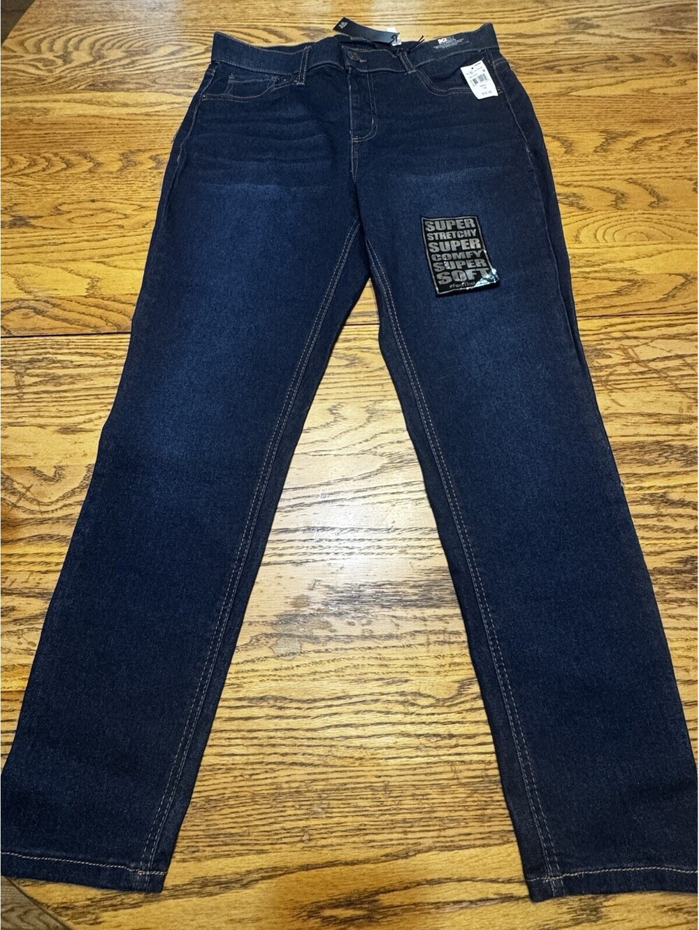 Stitch Star Jeans Womens 1X High Rise Ankle Skinny Dark Wash Stretch NWT